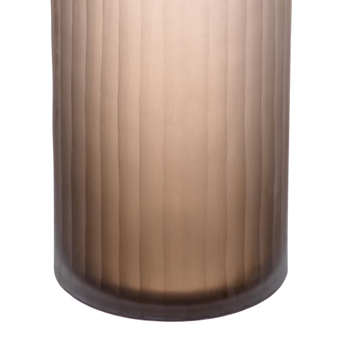 Vase Haight M frosted brown