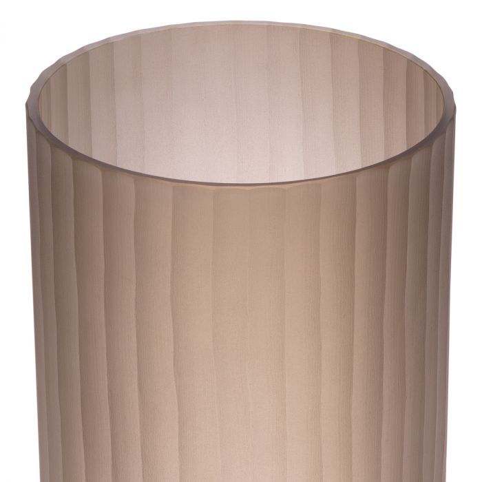 Vase Haight M frosted brown