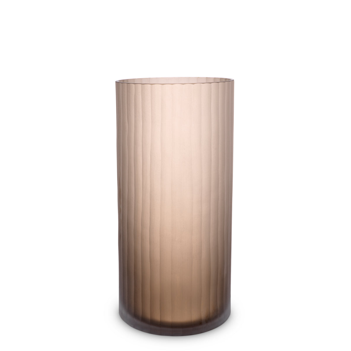 Brown Frosted Glass Vase Haight | Eichholtzmh.com