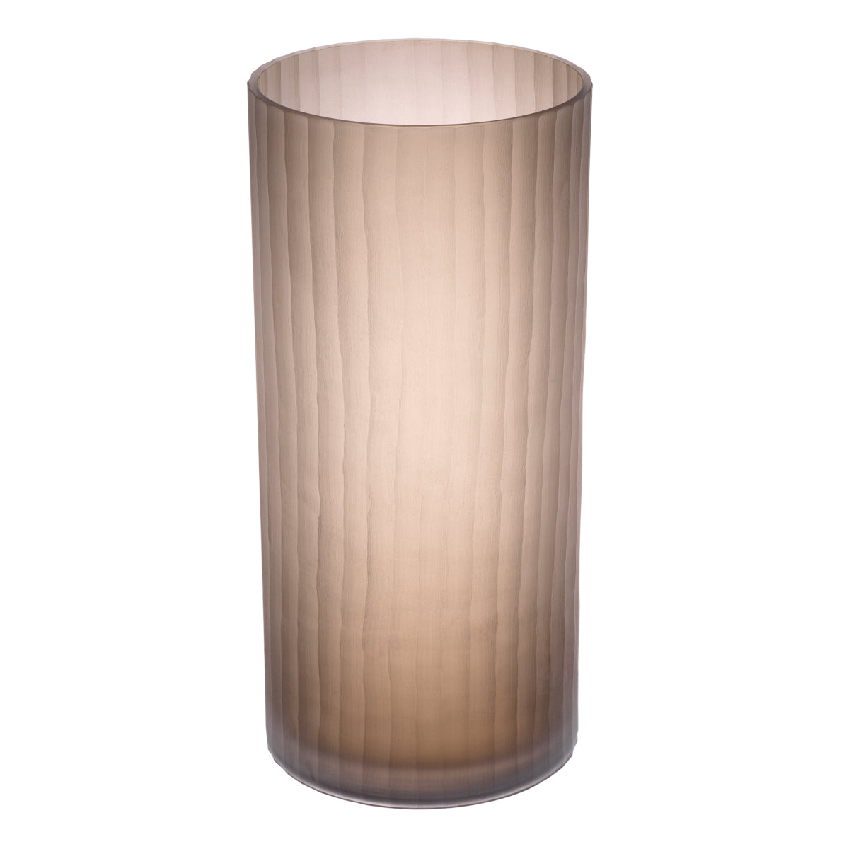 Brown Frosted Glass Vase Haight | Eichholtzmh.com