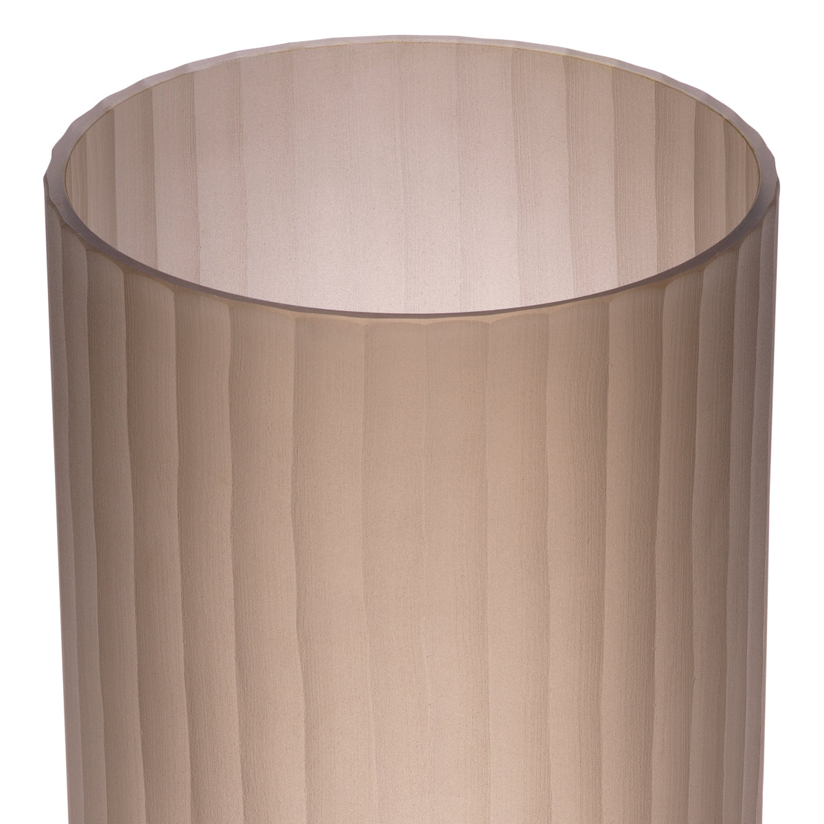Brown Frosted Glass Vase Haight | Eichholtzmh.com