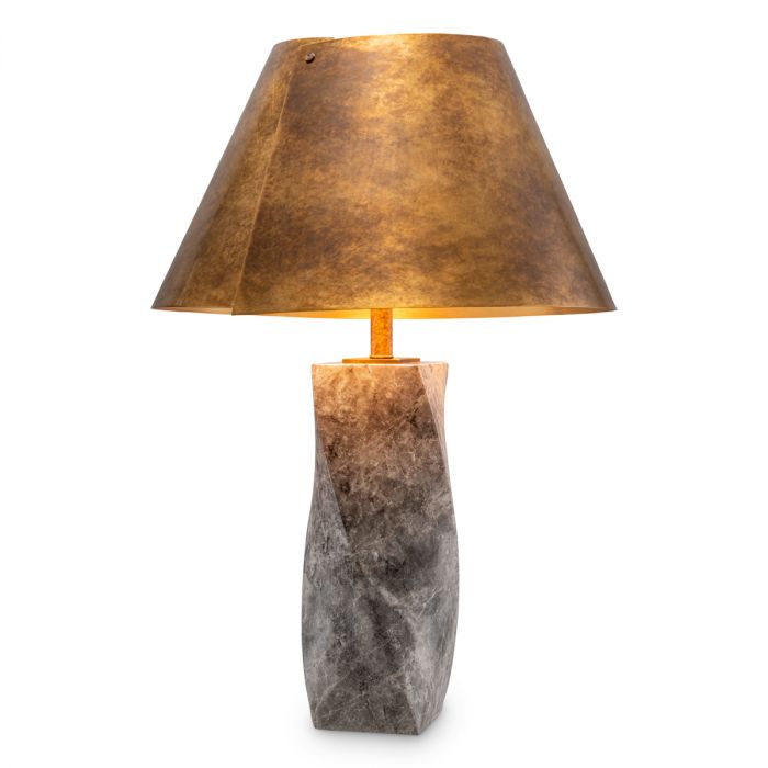 Table Lamp Camelia grey marble