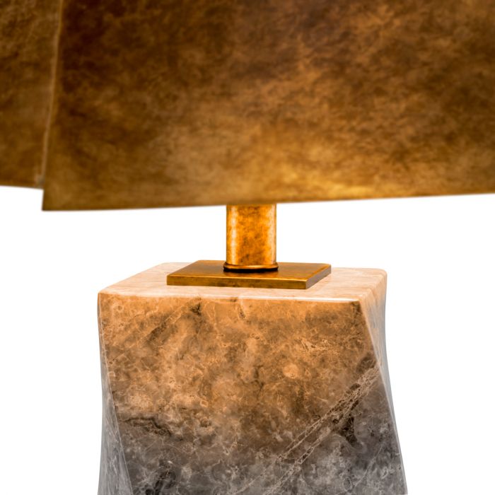 Table Lamp Camelia grey marble