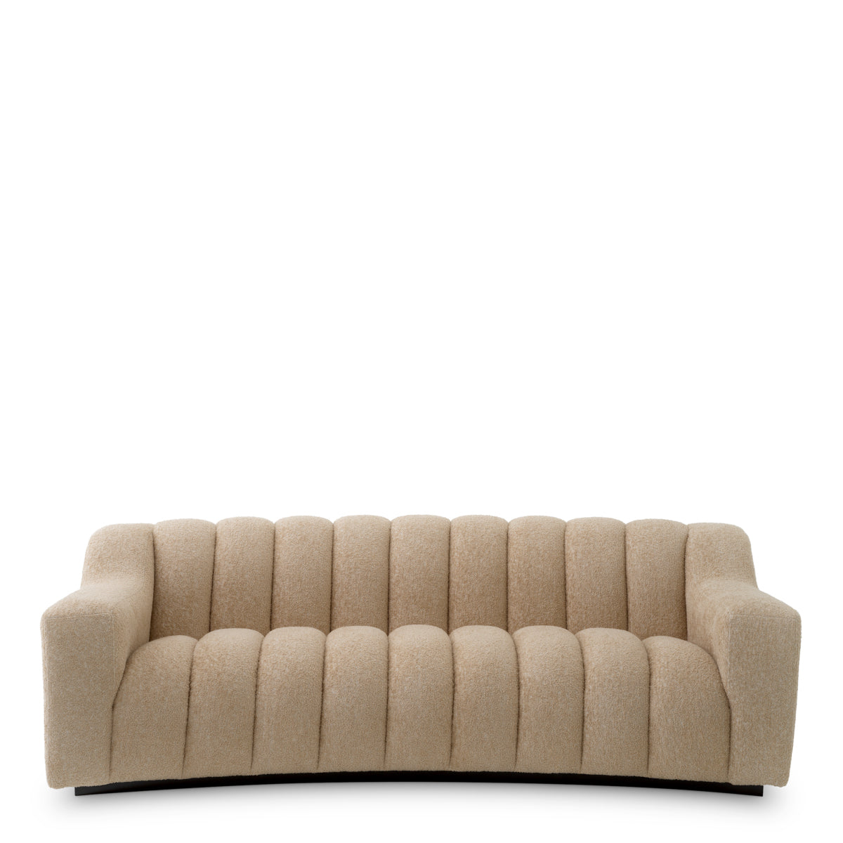 Sand Channeled Boucle Sofa S Kelly