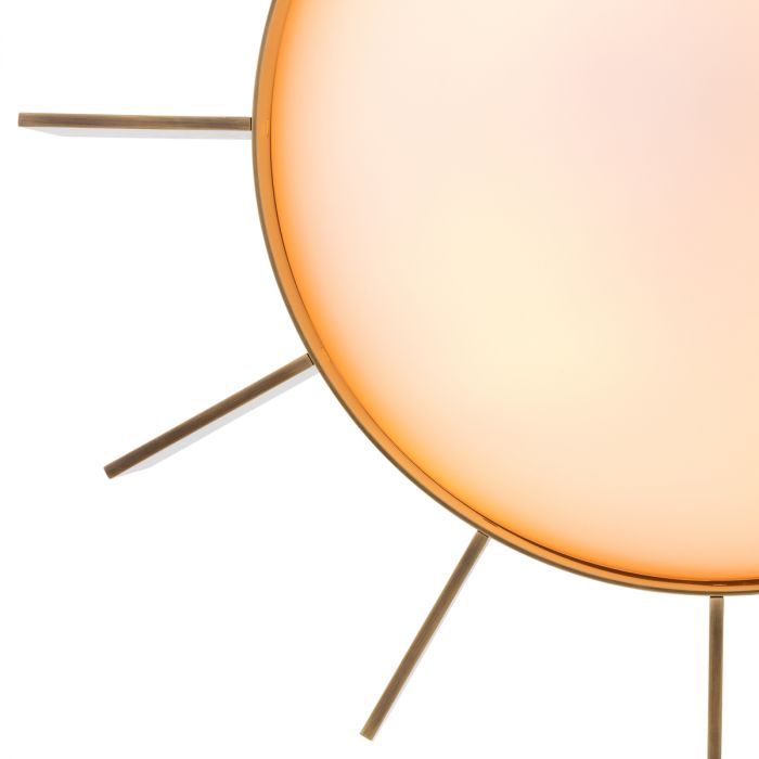 Ceiling lamp Mario vintage brass finish