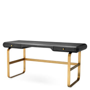 Gray Oak 2-Drawer Desk Nathaniel | Eichholtzmh.com