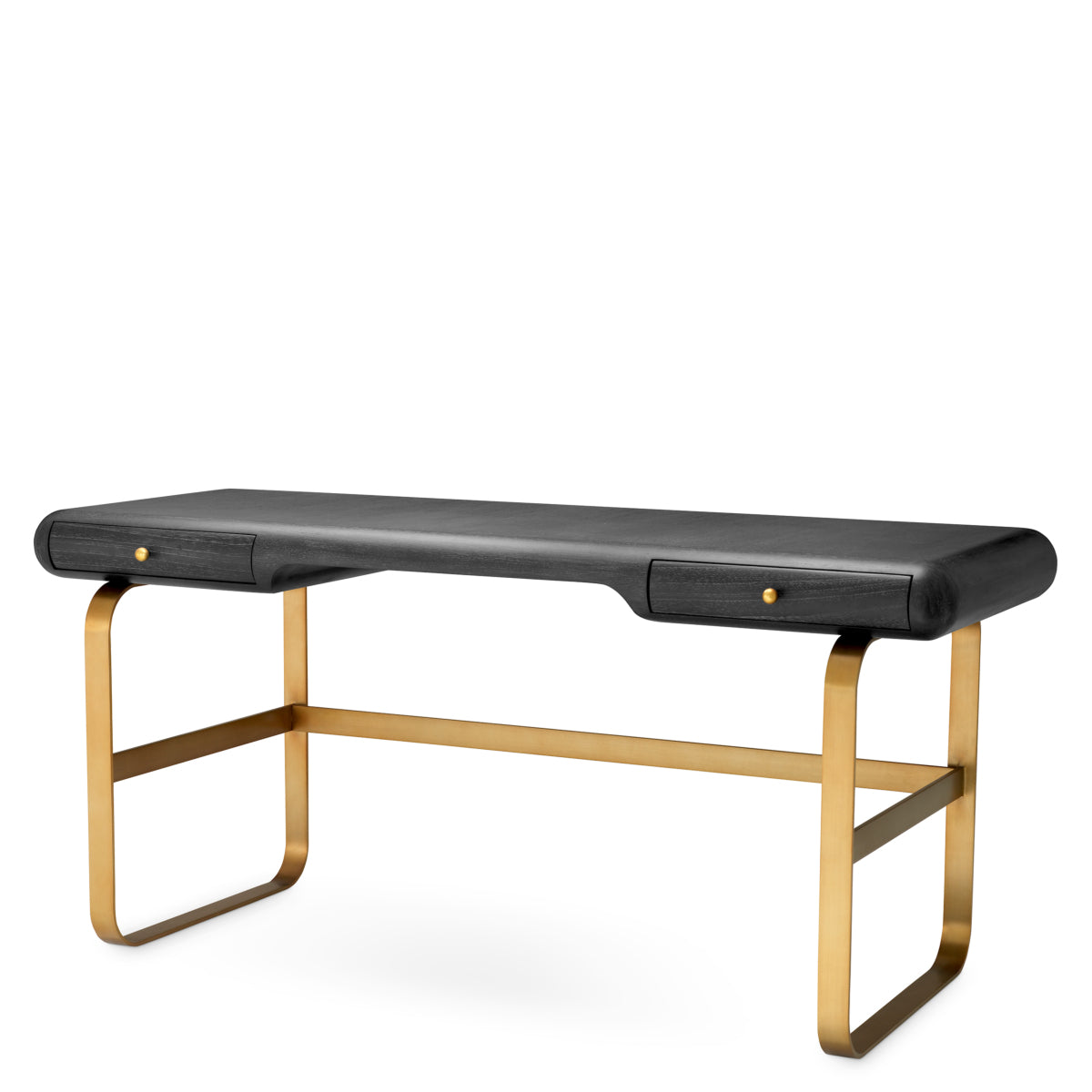 Gray Oak 2-Drawer Desk Nathaniel | Eichholtzmh.com
