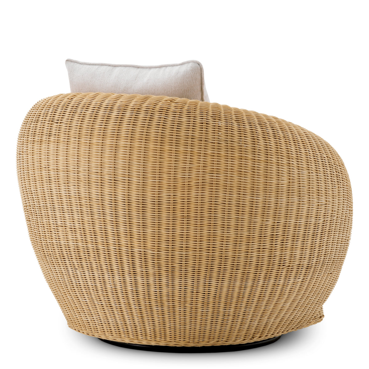 Curved Natural Rattan Chair Rafael | Eichholtzmh.com