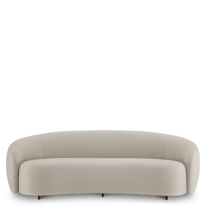 Outdoor Sofa Amore lucio sand black finish