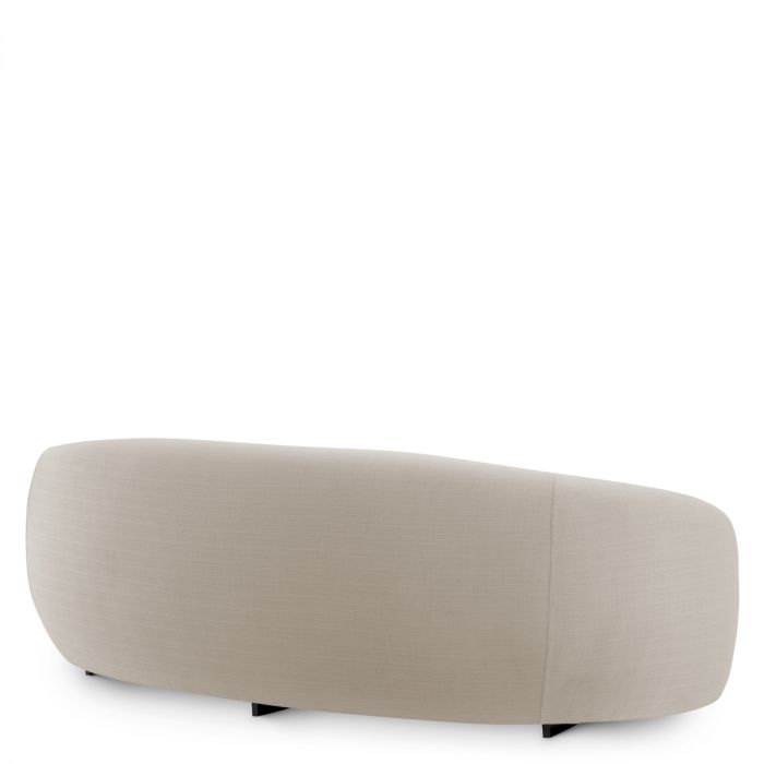 Outdoor Sofa Amore lucio sand black finish