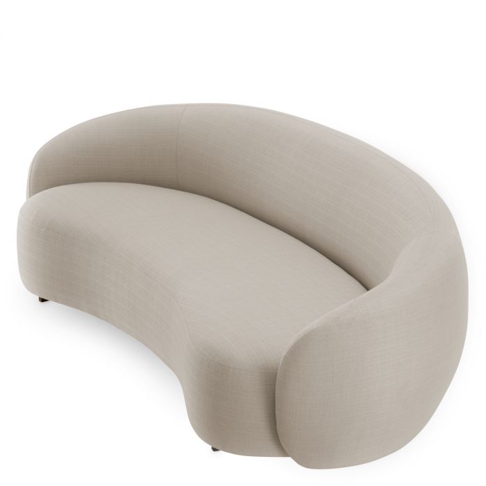 Outdoor Sofa Amore lucio sand black finish