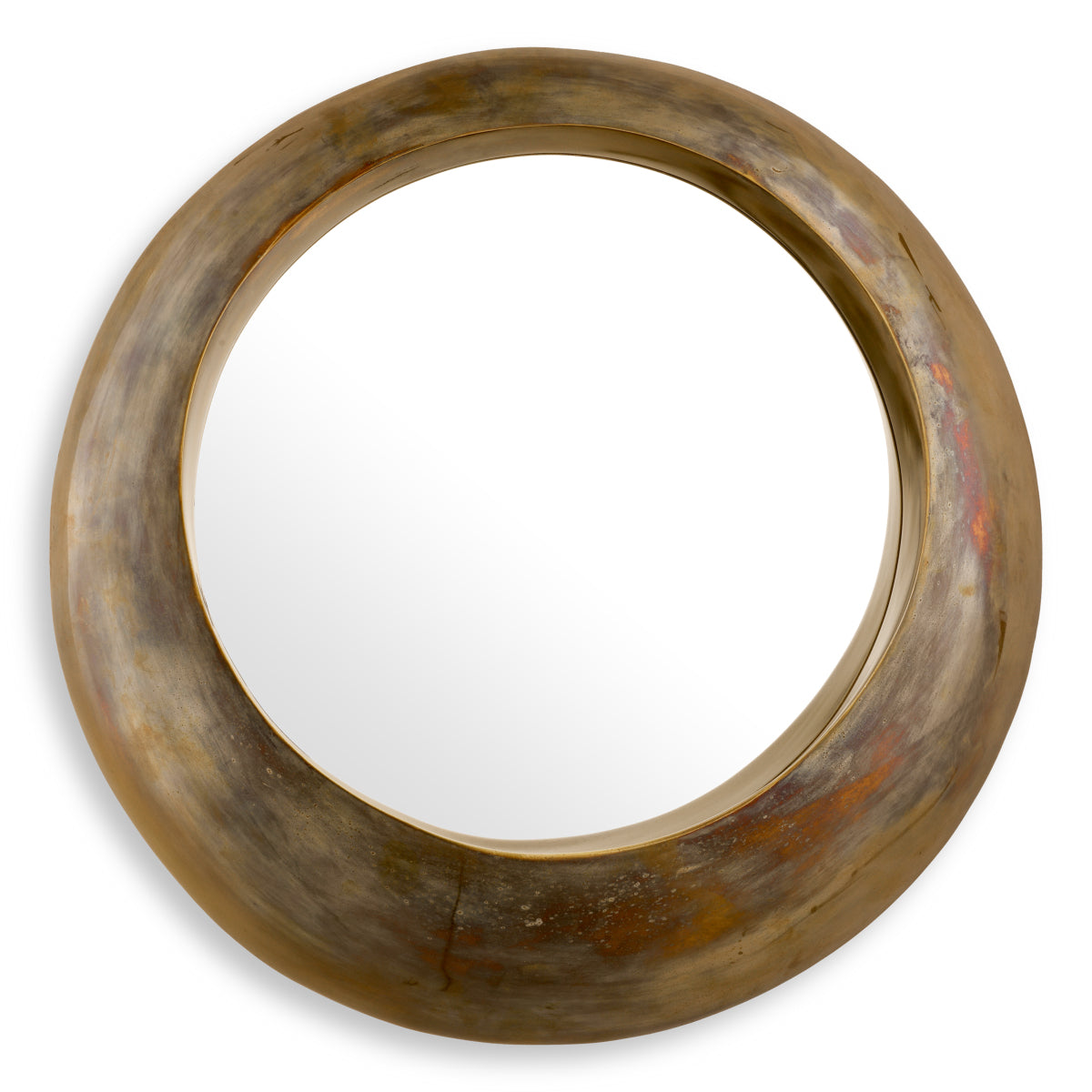 Vintage Brass Round Mirror Velino | Eichholtzmh.com