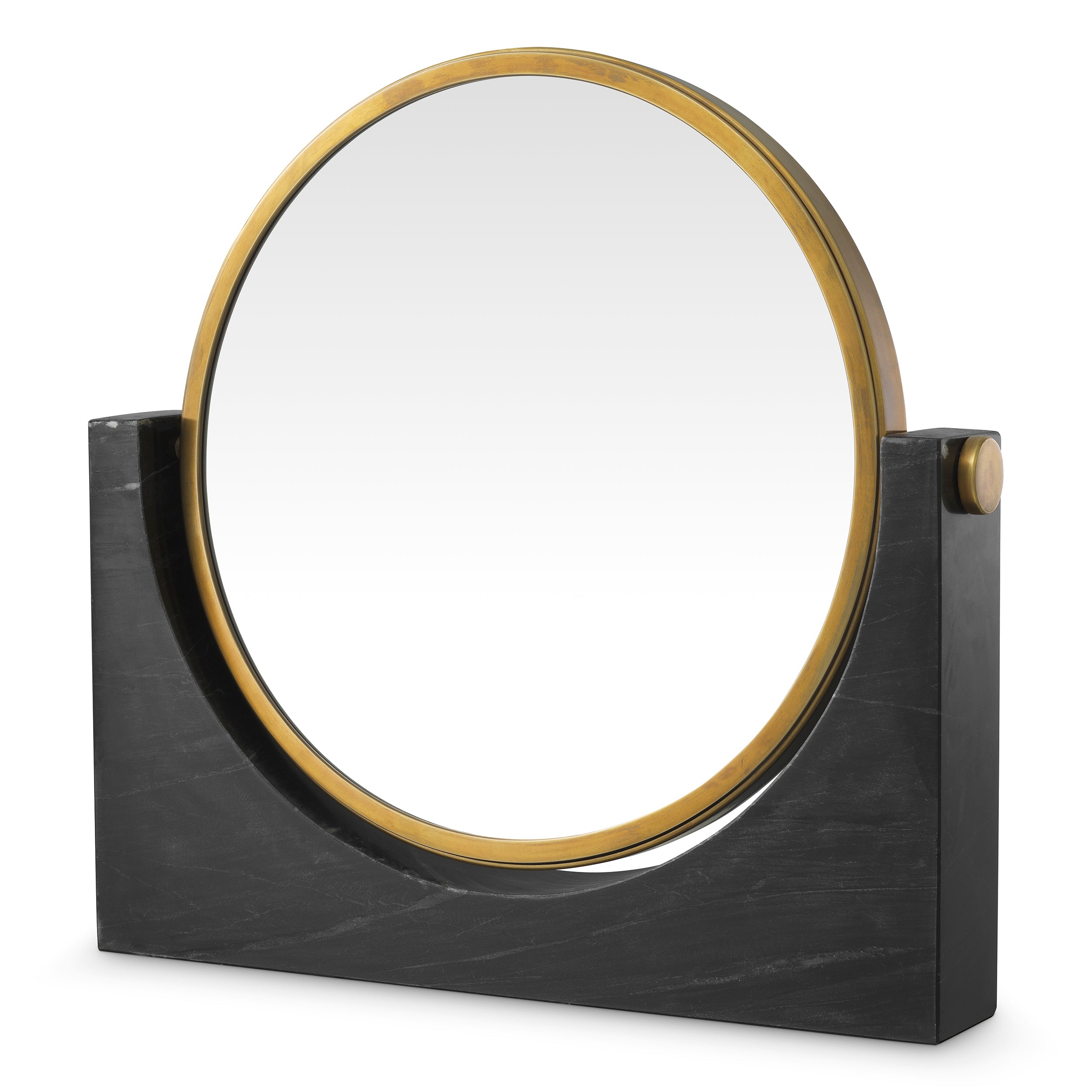Black Marble Table Mirror Vivaldi | Eichholtzmh.com