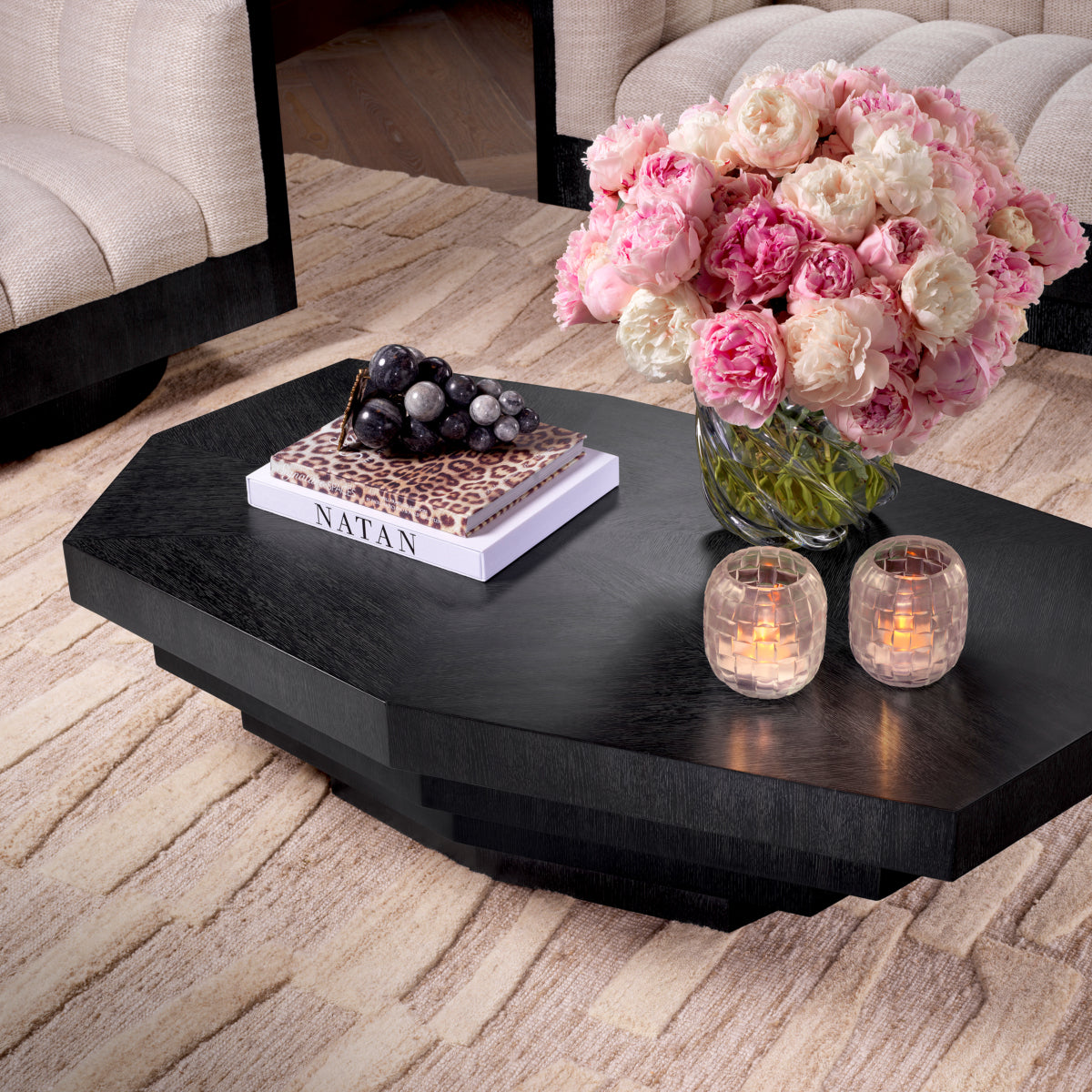 Oak Geometrical Coffee Table Vezio | Eichholtzmh.com