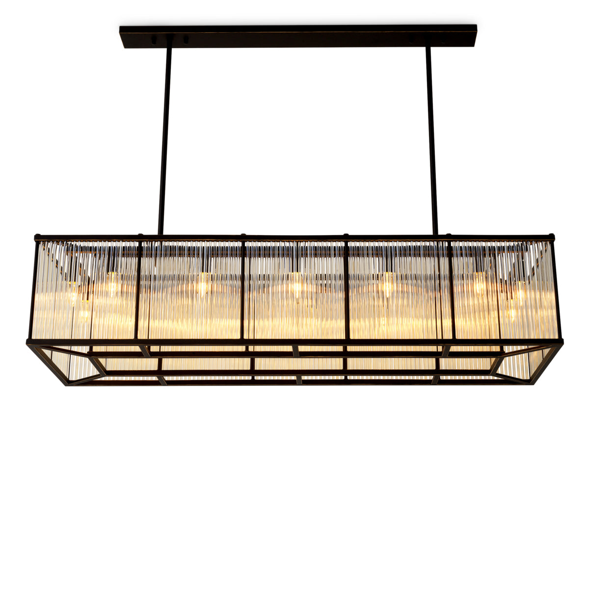 Glass Rectangular Chandelier Bernardi | Eichholtzmh.com 