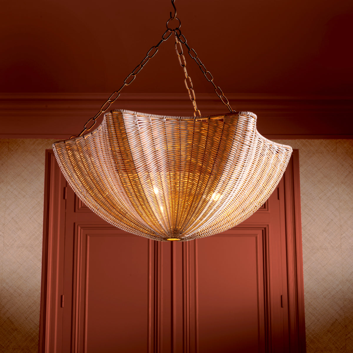 Natural Rattan Chandelier Los Palmos | Eichholtzmh.com