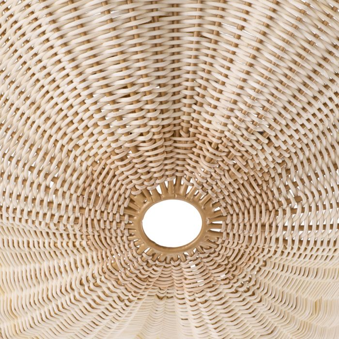 Chandelier Los Palmos natural rattan