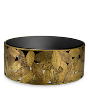 Black Glass Coffee Table Botanico | Eichholtzmh.com