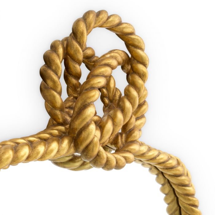 Mirror Vincenso L antique gold finish