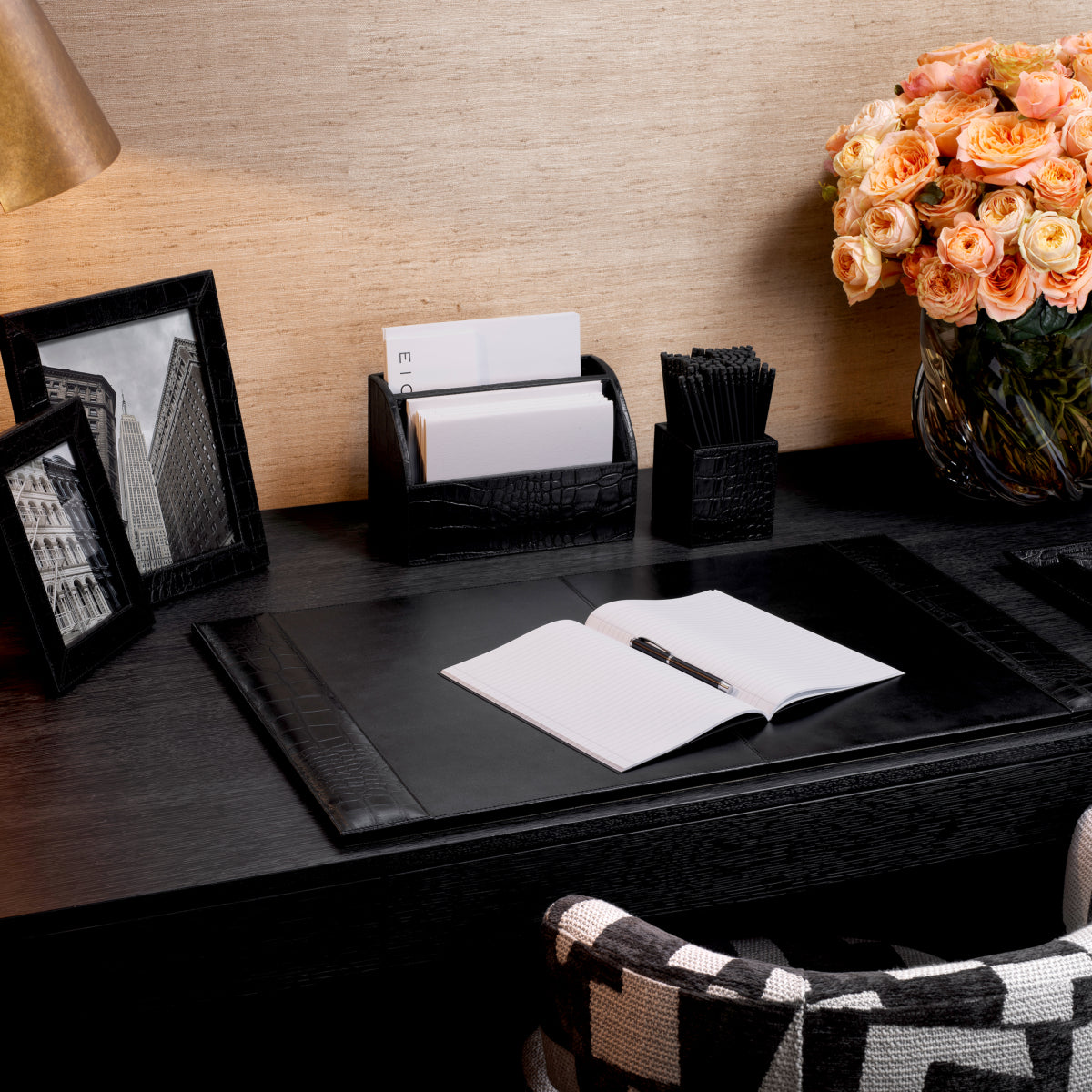 Leather Desk Blotter Scaleo | Eichholtzmh.com