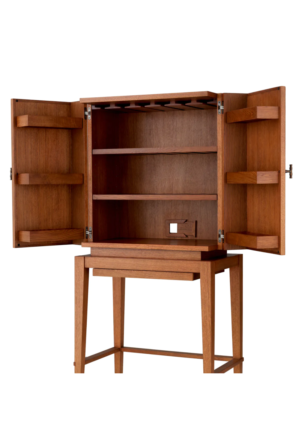 Oak 2-Door Bar Cabinet Borchard | Eichholtzmh.com 