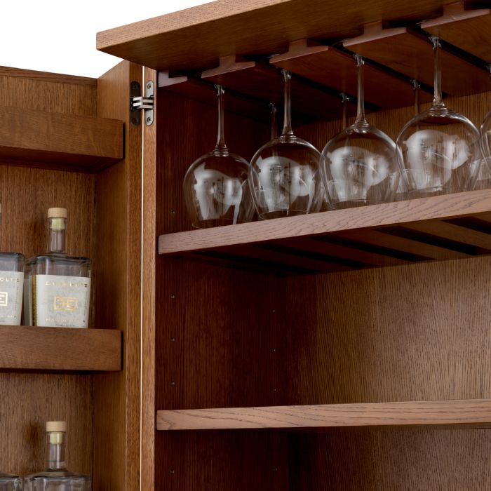 Bar Cabinet Borchard caramel oak veneer