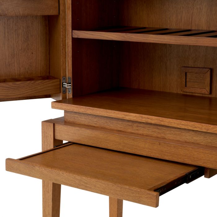 Bar Cabinet Borchard caramel oak veneer