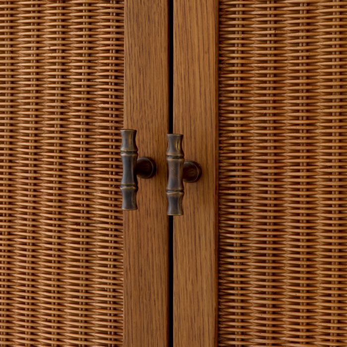 Bar Cabinet Borchard caramel oak veneer