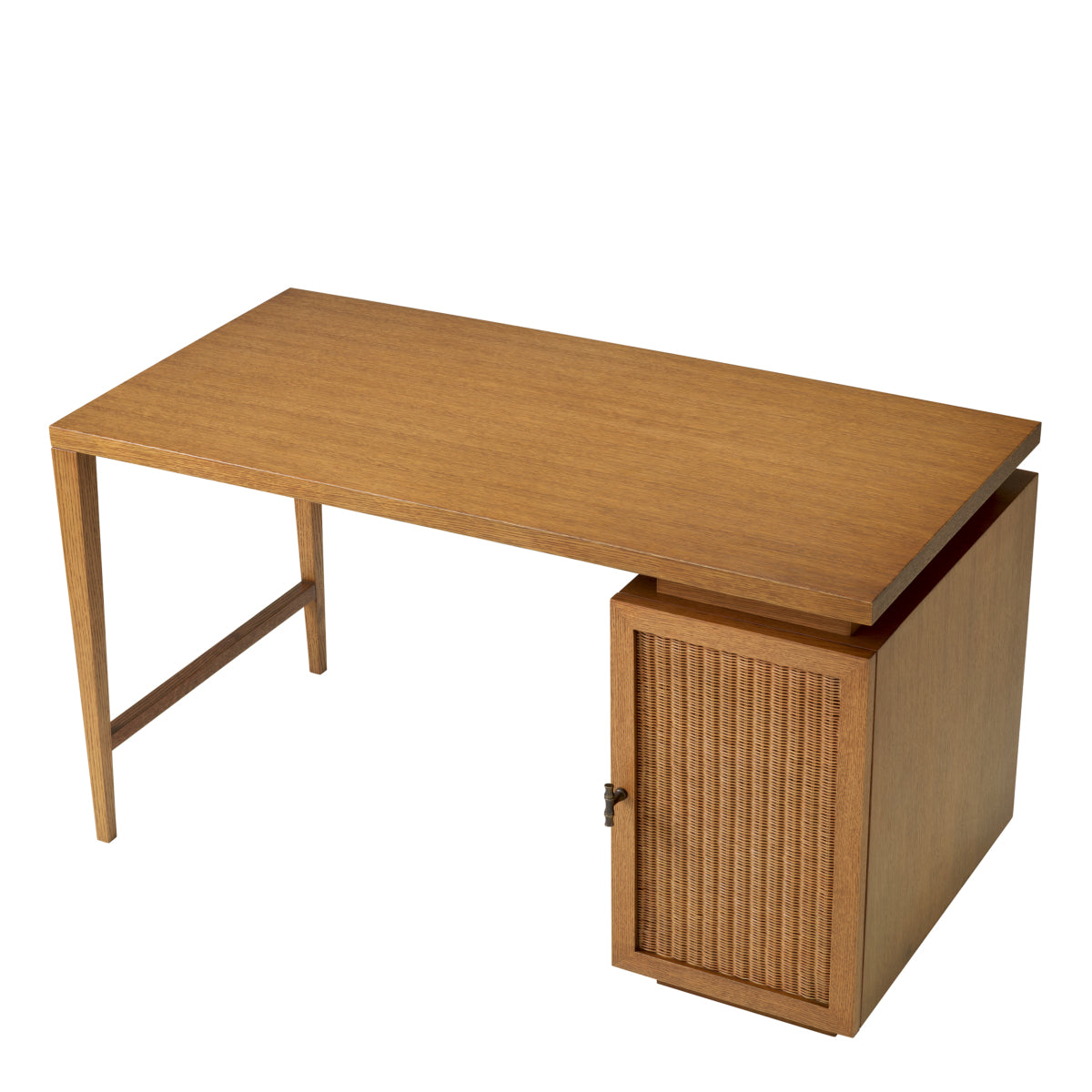 Rattan Door Wooden Desk Borchard | Eichholtzmh.com 