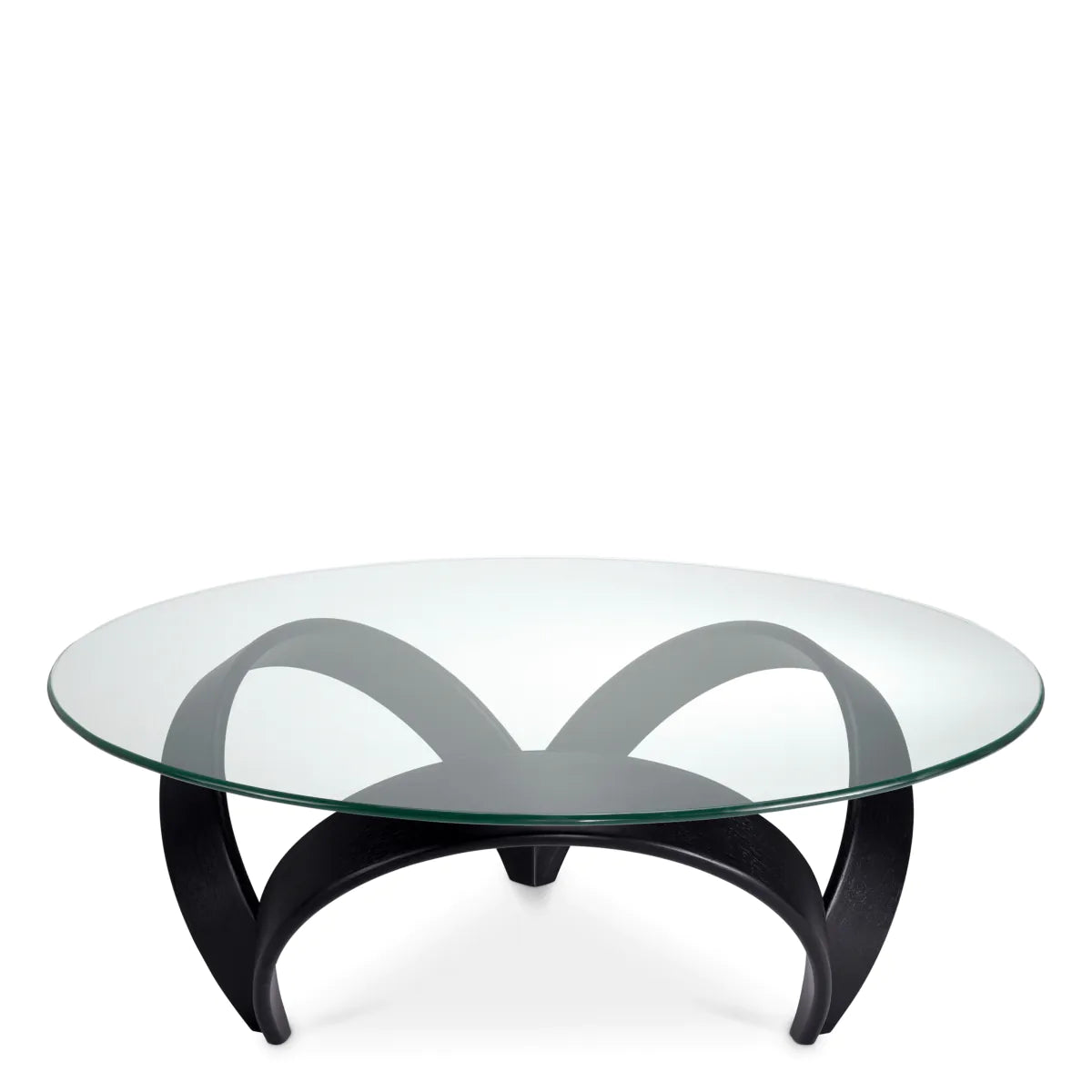 Round Glass Coffee Table Soquel | Eichholtzmh.com