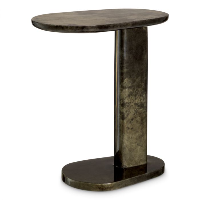 Side Table Manuel high gloss grey