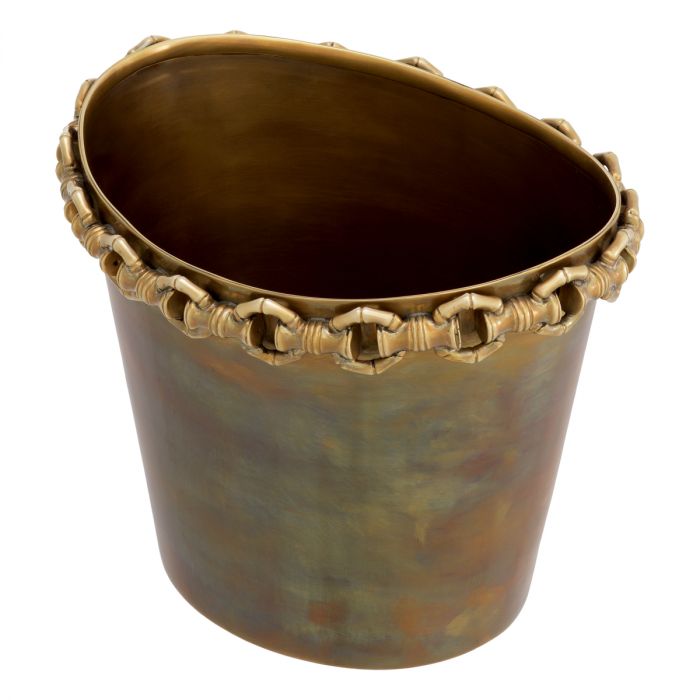 Wine Cooler Clementine vintage brass finish