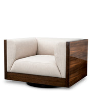 Eucalyptus Veneer Swivel Chair Sebastian | Eichholtzmh.com