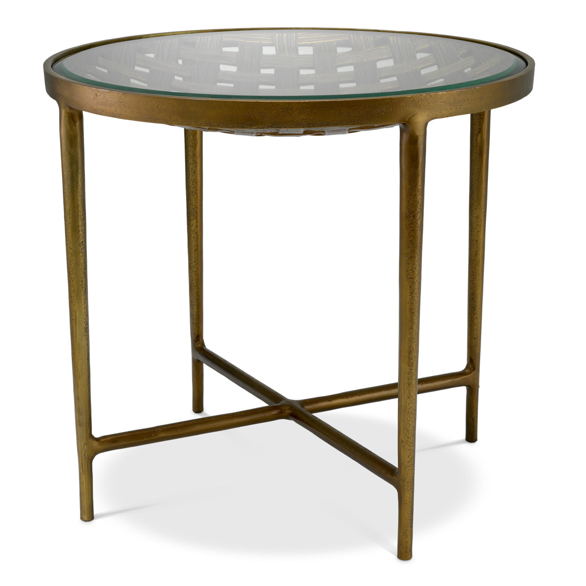 Woven Design Side Table Sorrento | Eichholtzmh.com