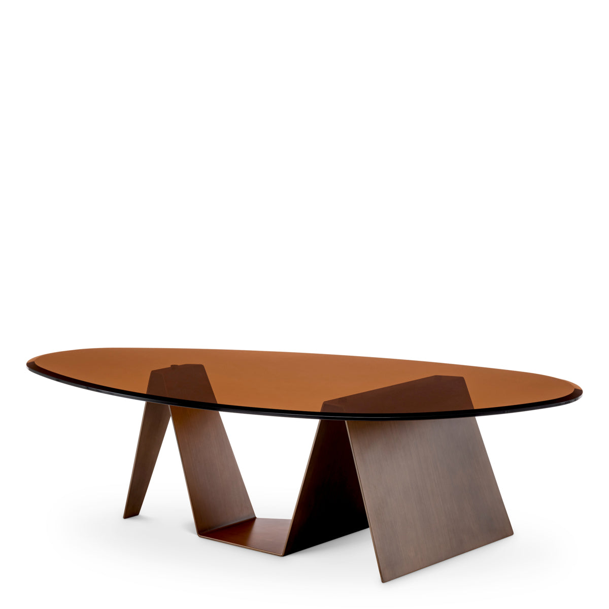 Oval Glass Coffee Table Lavello | Eichholtzmh.com