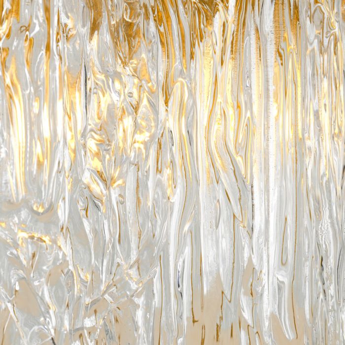 Chandelier Almeria antique brass finish