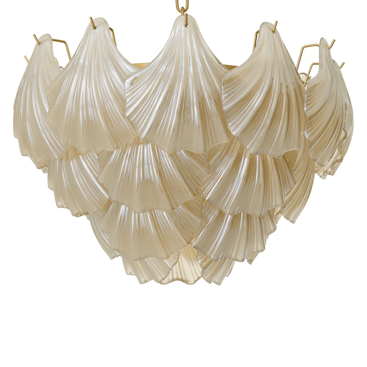 Glass Layered Chandelier Ibiza | Eichholtzmh.com
