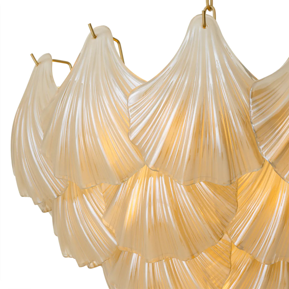 Glass Layered Chandelier Ibiza | Eichholtzmh.com