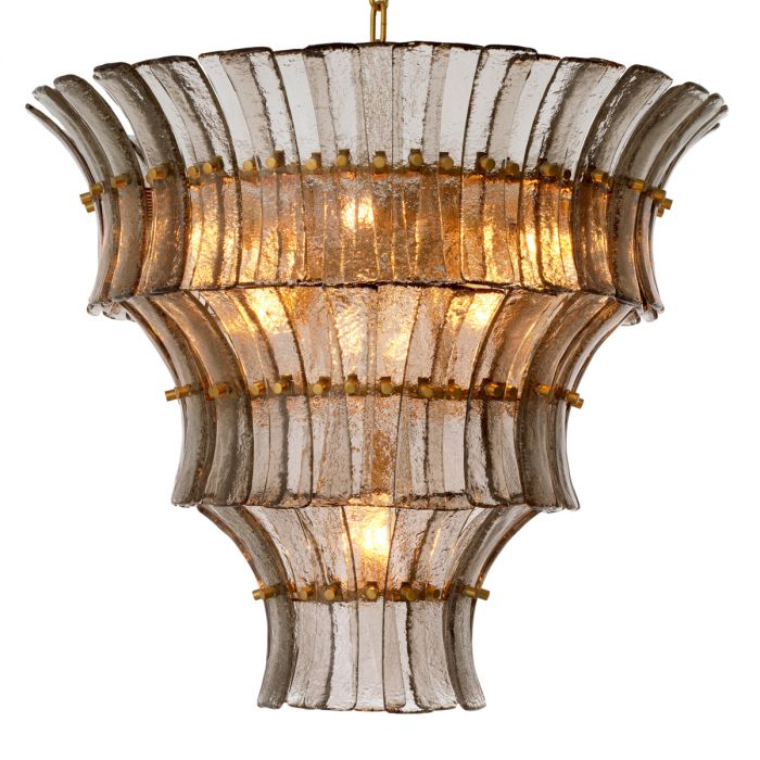 Chandelier Toscano smoke glass