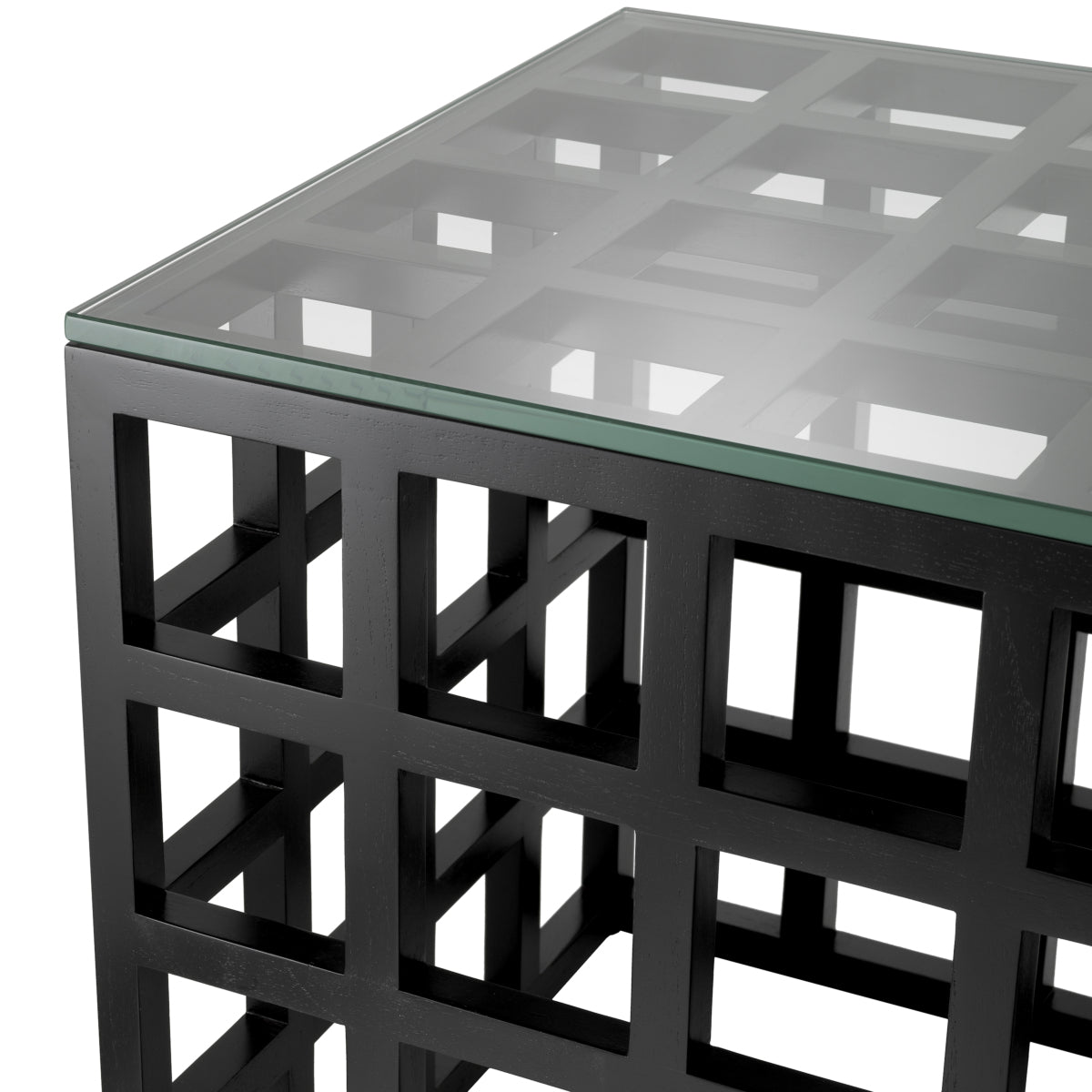 Black Framework Side Table Cubico | Eichholtzmh.com