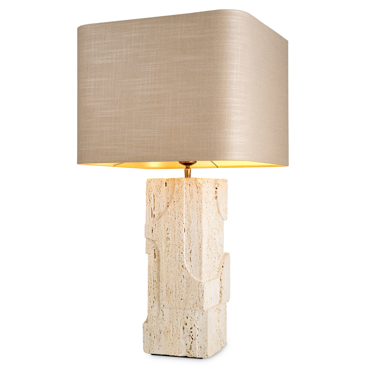 Travertine Table Lamp Mazzini | Eichholtzmh.com