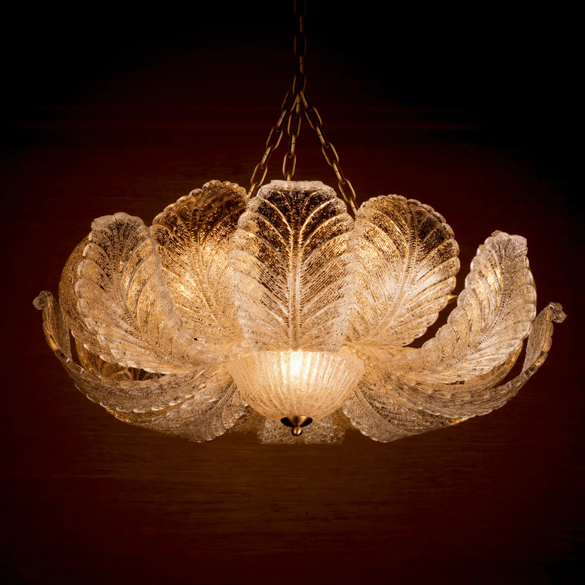 Glass Leaf Chandelier Cabrillo | Eichholtzmh.com
