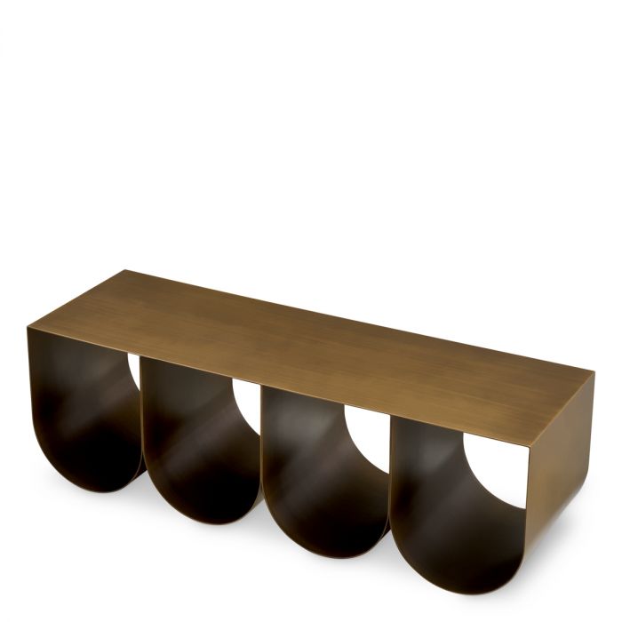 Coffee Table Rafaello brushed brass finish