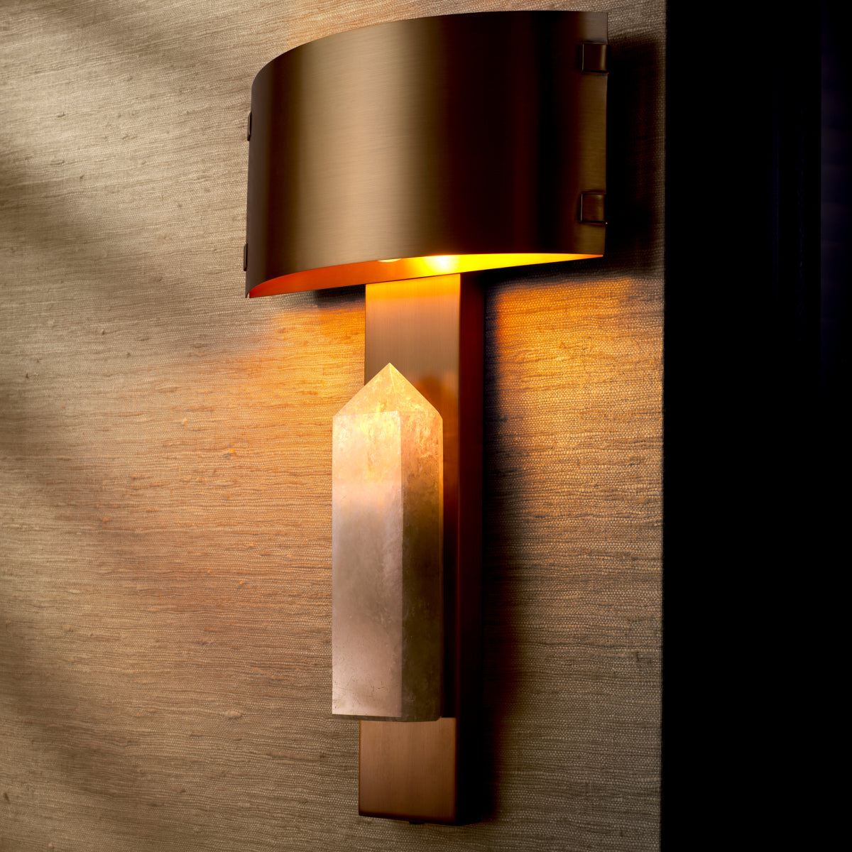 Rock Crystal Wall Lamp Evora | Eichholtzmh.com