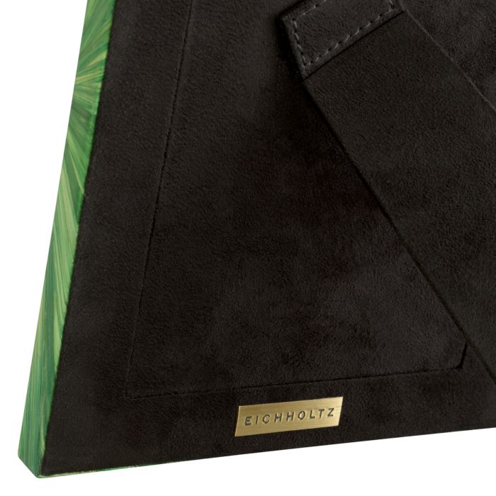 Picture Frame Harvard L straw marquetry green