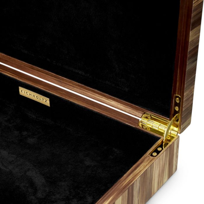 Box Harvard straw marquetry brown