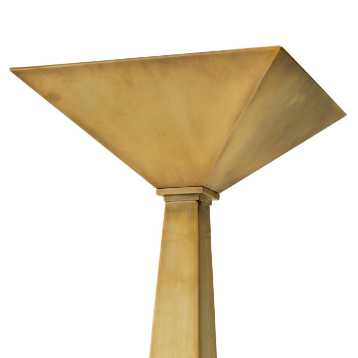 Floor Lamp Augustus vintage brass finish