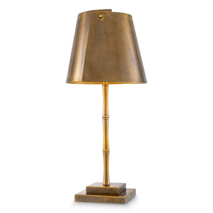Table Lamp Seraphina vintage brass finish