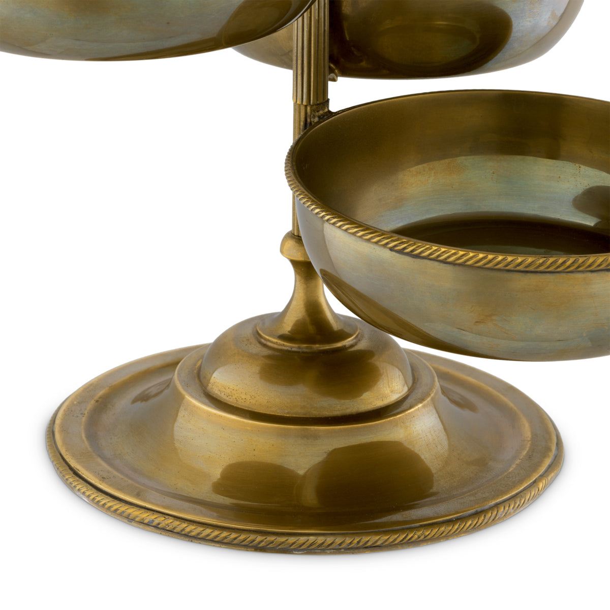Vintage Brass 6-Bowl Stand Christine | Eichholtzmh.com