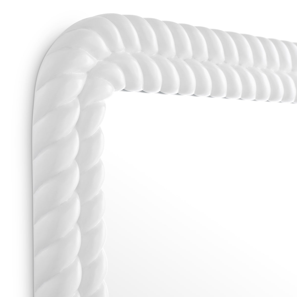 White Handcarved Mirror Viviana | Eichholtzmh.com